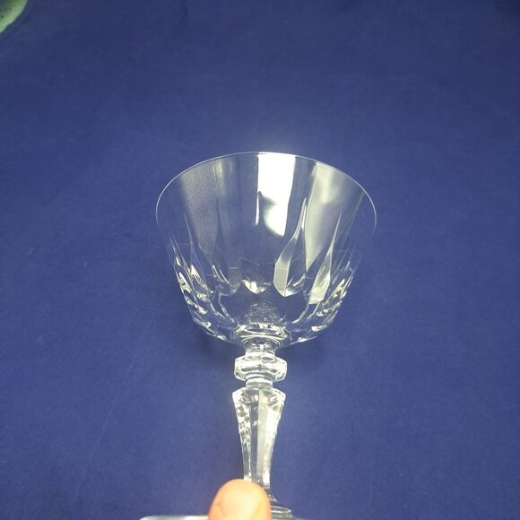 Vintage Val St Lambert Balmoral Crystal Champagne/Tall Sherbet Glass - Picture 8 of 9